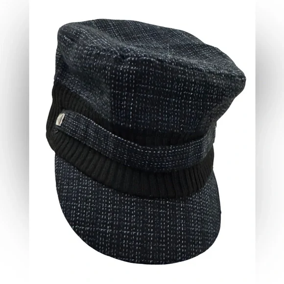 Y2K VintageTweed Newsboy Cap - Picture 3 of 7